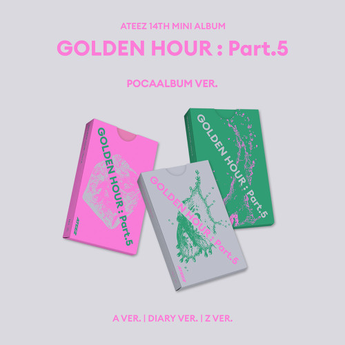 Ateez - Golden Hour : Part 5 (Pocaalbum) (Random Ver.) i gruppen MERCHANDISE / Merch+Code / Kommande / K-Pop hos Bengans Skivbutik AB (5675062)