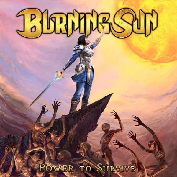 Burning Sun - Power To Survive i gruppen CD / Kommande / Hårdrock hos Bengans Skivbutik AB (5675158)
