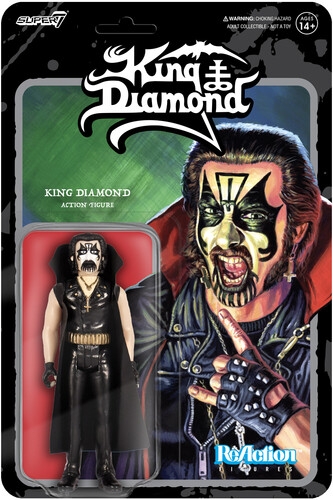 King Diamond - Super7 Reaction Figures - King Diamond i gruppen MERCHANDISE / Merch / Hårdrock hos Bengans Skivbutik AB (5675524)
