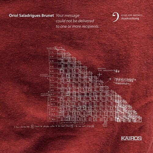 Oriol Saladrigues Brunet - Your Message Could Not Be Delivered i gruppen CD / Klassiskt hos Bengans Skivbutik AB (5675555)