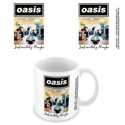 Oasis - Definitely Maybe White Pod Mug i gruppen MERCHANDISE / Mugg / Pop-Rock hos Bengans Skivbutik AB (5675688)