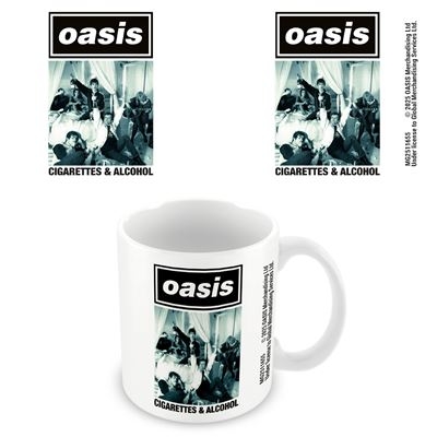Oasis - Cigarettes And Alcohol White Pod Mug i gruppen MERCHANDISE / Mugg / Pop-Rock hos Bengans Skivbutik AB (5675689)