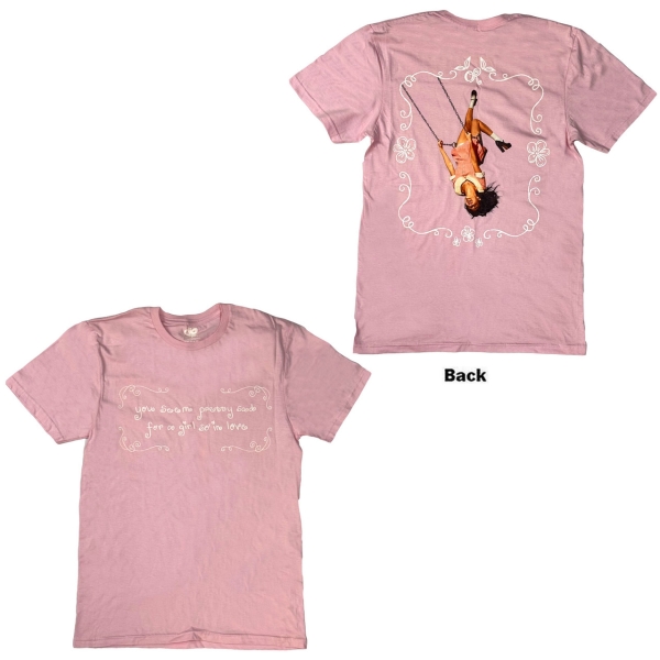 Olivia Rodrigo - Unisex T-Shirt: You Seem Pretty Sad (Pink) (Back Print) i gruppen MERCHANDISE / T-shirt / Kommande / Pop-Rock hos Bengans Skivbutik AB (5675965r)