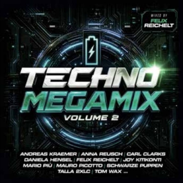 Various Artists - Techno Megamix Vol. 2 i gruppen CD / Kommande / Pop-Rock hos Bengans Skivbutik AB (5676006)