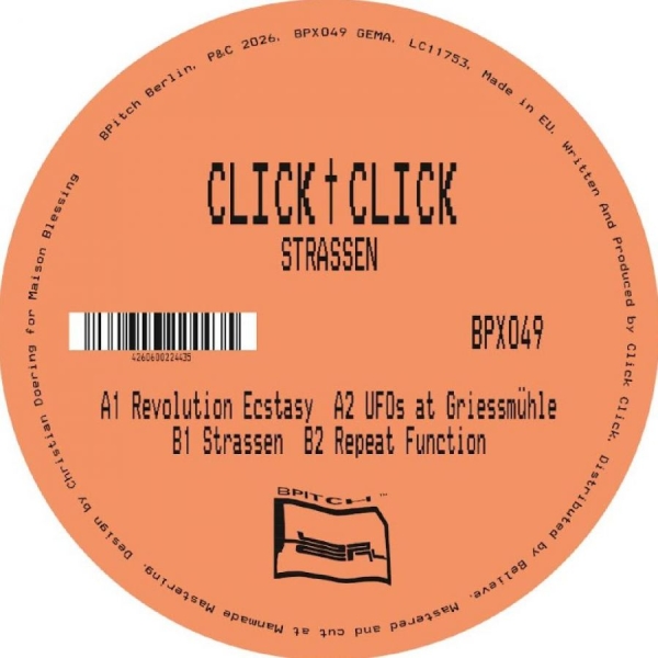Click Click - Strassen Ep i gruppen VINYL / Kommande / Pop-Rock hos Bengans Skivbutik AB (5676070)