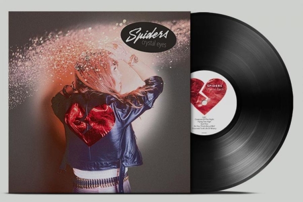 Spiders - Crystal Eyes (Black Vinyl LP) i gruppen VINYL / Kommande / Pop-Rock,Svensk Musik hos Bengans Skivbutik AB (5676174)