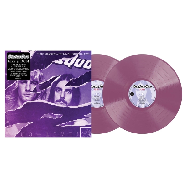 Status Quo - Live In Glasgow 29Th October 1976 (Color 2LP) i gruppen VINYL / Kommande / Pop-Rock hos Bengans Skivbutik AB (5676377)