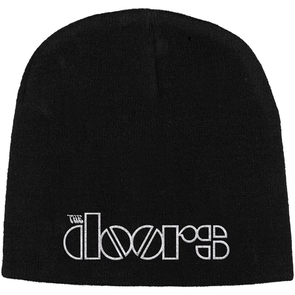 The Doors - Unisex Beanie Hat: Logo (Black) i gruppen MERCHANDISE / Merch / Kommande / Pop-Rock hos Bengans Skivbutik AB (5676446)