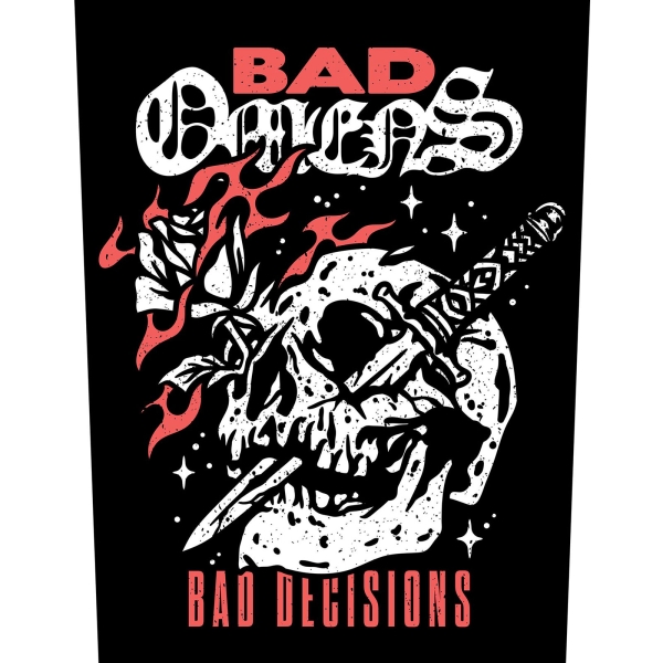 Bad Omens - Back Patch: Bad Decisions i gruppen MERCHANDISE / Tygmärke / / hos Bengans Skivbutik AB (5676449)