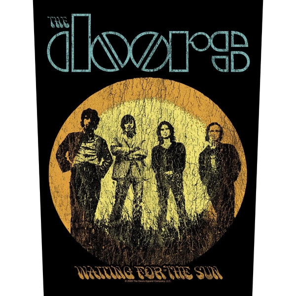 The Doors - Back Patch: Waiting For The Sun i gruppen MERCHANDISE / Tygmärke / / hos Bengans Skivbutik AB (5676451)
