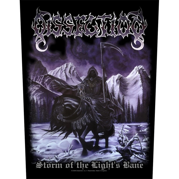 Dissection - Back Patch: Storm Of The Light's Bane i gruppen MERCHANDISE / Tygmärke / / hos Bengans Skivbutik AB (5676458)