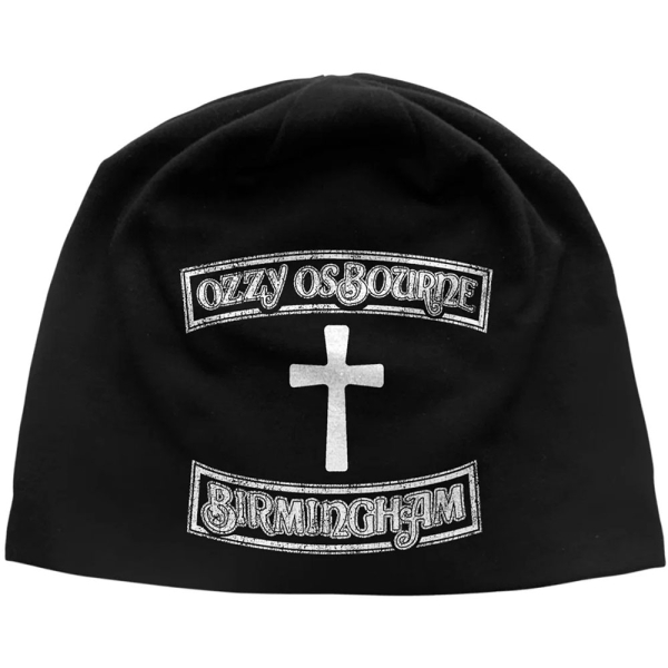 Ozzy Osbourne - Unisex Beanie Hat: Birmingham Jd Print (Black) i gruppen MERCHANDISE / Merch / Kommande / Hårdrock hos Bengans Skivbutik AB (5676475)
