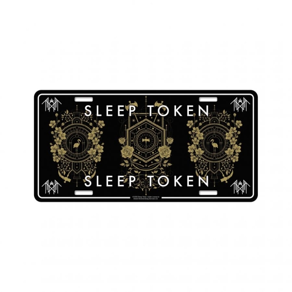 Sleep Token - Number Plate Even In Arcadia Sigils i gruppen MERCH / Samlarobjekt / Nummerplåtar hos Bengans Skivbutik AB (5676504)