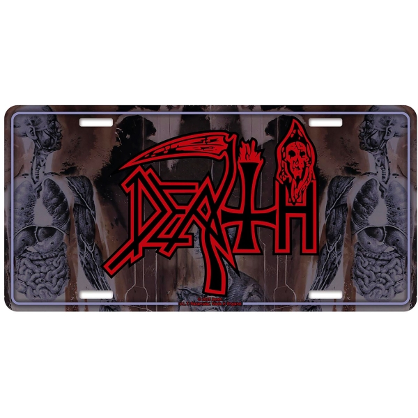 Death - Number Plate: Human i gruppen MERCHANDISE / Merch / Kommande / Hårdrock hos Bengans Skivbutik AB (5676506)