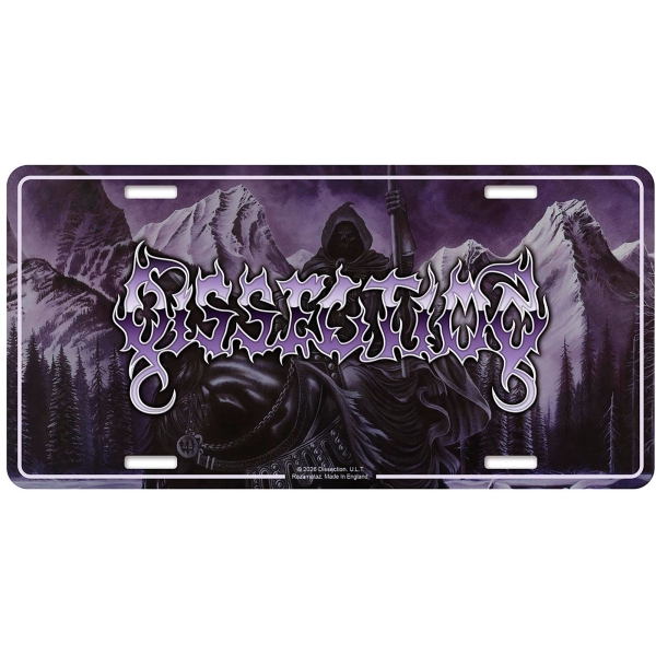Dissection - Number Plate: Storm Of The Light's Bane i gruppen MERCHANDISE / Merch / Kommande / Hårdrock hos Bengans Skivbutik AB (5676515)