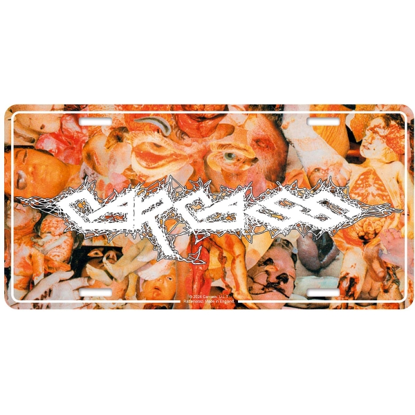 Carcass - Number Plate: Reek Of Putrefaction i gruppen MERCHANDISE / Merch / Kommande / Hårdrock hos Bengans Skivbutik AB (5676516)