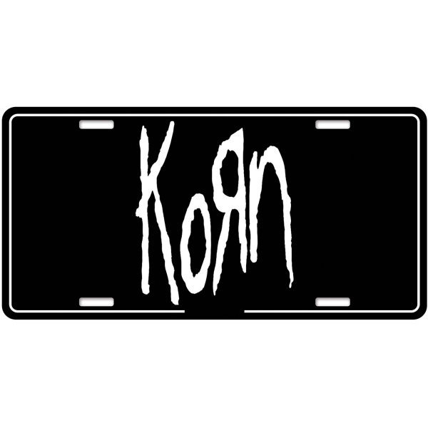 Korn - Number Plate: Logo i gruppen MERCHANDISE / Merch / Kommande / Hårdrock hos Bengans Skivbutik AB (5676523)