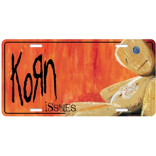 Korn - Number Plate: Issues i gruppen MERCHANDISE / Merch / Kommande / Hårdrock hos Bengans Skivbutik AB (5676524)