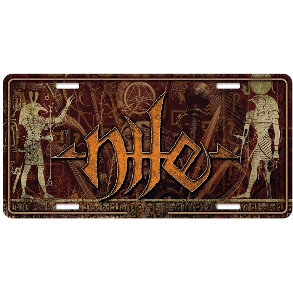 Nile - Number Plate: Logo i gruppen MERCHANDISE / Merch / Kommande / Hårdrock hos Bengans Skivbutik AB (5676525)