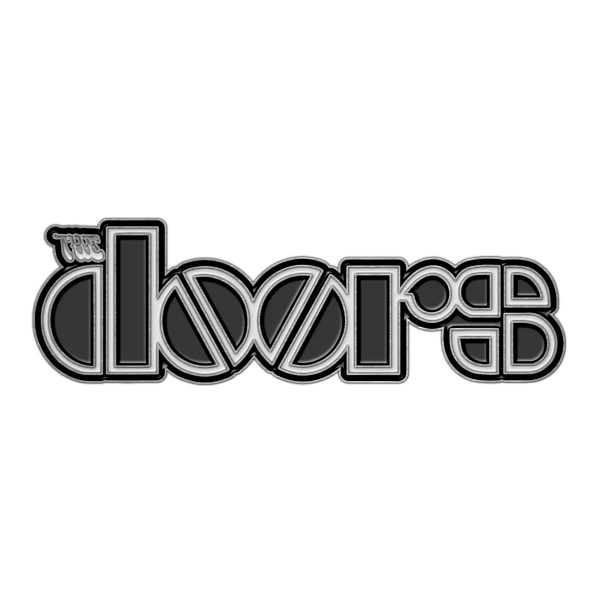 The Doors - Pin Badge: Logo i gruppen MERCHANDISE / Pin-Button Badge / / hos Bengans Skivbutik AB (5676531)