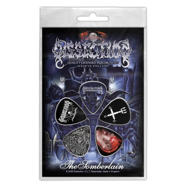 Dissection - Plectrum Pack: The Somberlain i gruppen MERCHANDISE / Merch / Kommande / Hårdrock hos Bengans Skivbutik AB (5676538)