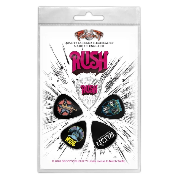 Rush - Plectrum Pack: Rush i gruppen MERCHANDISE / Merch / Kommande / Hårdrock hos Bengans Skivbutik AB (5676539)