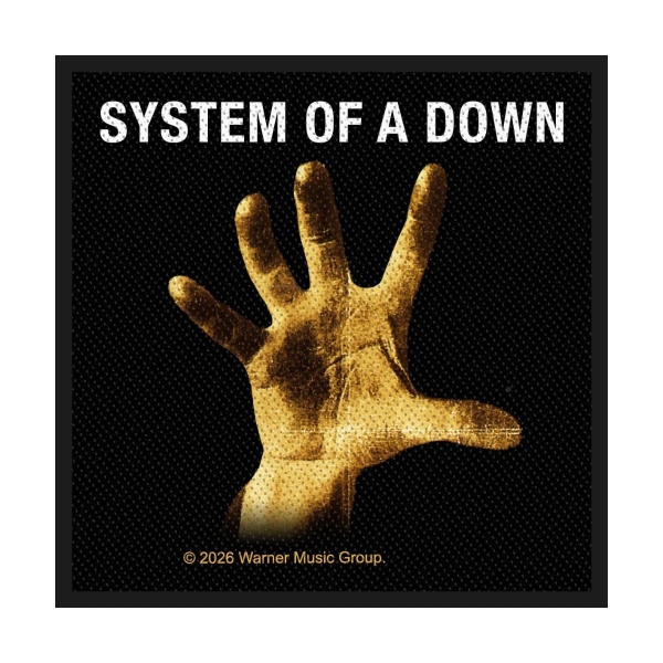 System Of A Down - Woven Patch: Hand i gruppen MERCHANDISE / Tygmärke / / hos Bengans Skivbutik AB (5676542)