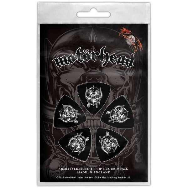 Motorhead - Tri-Tip Plectrum Pack: Warpig i gruppen MERCHANDISE / Merch / Kommande / Hårdrock hos Bengans Skivbutik AB (5676554)
