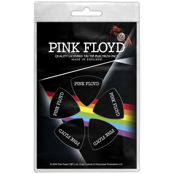 Pink Floyd - Tri-Tip Plectrum Pack: Logo i gruppen MERCHANDISE / Merch / Kommande / Pop-Rock hos Bengans Skivbutik AB (5676557)