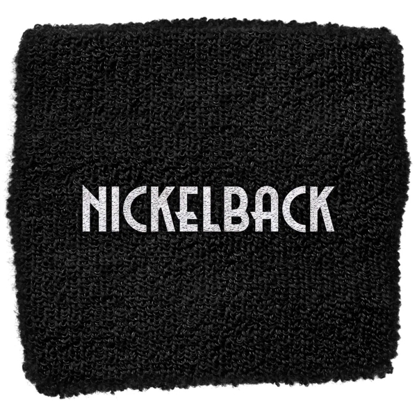 Nickelback - Unisex Embroidered Wristband: Logo (Black) i gruppen MERCHANDISE / Merch / Kommande / Pop-Rock hos Bengans Skivbutik AB (5676573)