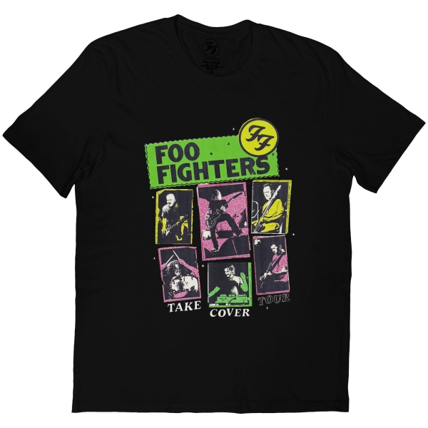 Foo Fighters - Unisex T-Shirt: Take Cover Tour (Black) i gruppen MERCHANDISE / T-shirt / Kommande / Pop-Rock hos Bengans Skivbutik AB (5676575r)