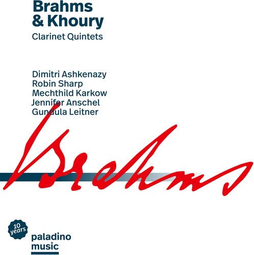 Dimitri Ashkenazy - Brahms & Khoury: Clarinet Quintets i gruppen CD / Klassiskt hos Bengans Skivbutik AB (5676766)