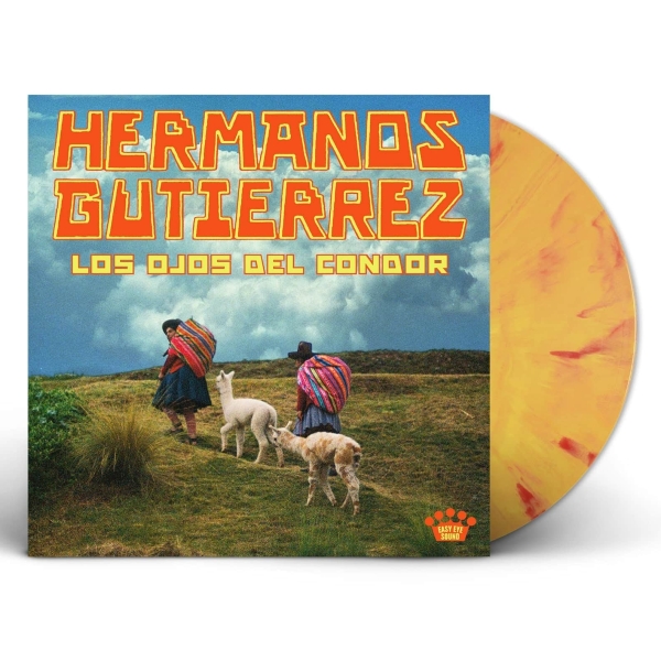 Hermanos Gutiérrez - Los Ojos Del Cóndor (Solar Flare Vinyl) i gruppen VINYL / Kommande / Pop-Rock hos Bengans Skivbutik AB (5676826)