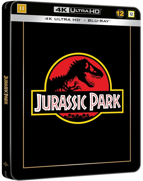 Movie - Jurassic Park (Ltd Black Edition Steelbook 2-Disc / 4K Uhd + Blu-Ray) i gruppen FILM / Film UHD-4K / / hos Bengans Skivbutik AB (5676842)