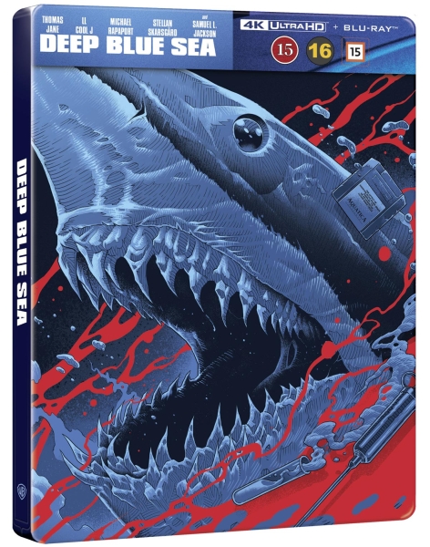 Movie - Deep Blue Sea (Ltd Steelbook 2-Disc / 4K Uhd + Blu-Ray) i gruppen FILM / Film UHD-4K / / hos Bengans Skivbutik AB (5676843)