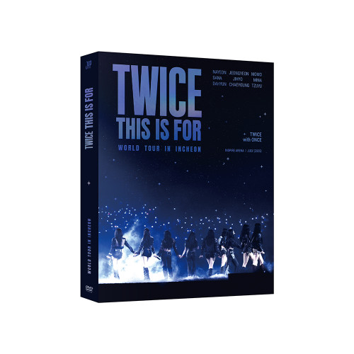 Twice - This Is For - World Tour In Incheon DVD + Photocard Set i gruppen Minishops / K-Pop Minishops / Twice hos Bengans Skivbutik AB (5676850)