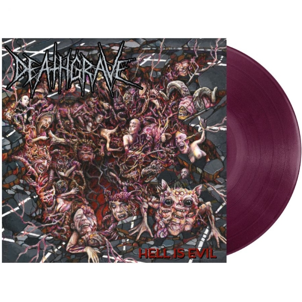 Deathgrave - Hell Is Evil i gruppen VINYL / Kommande / Hårdrock hos Bengans Skivbutik AB (5677137)