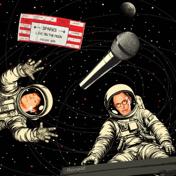 Sparks - Sparks Live On The Moon i gruppen VINYL / Kommande / Pop-Rock hos Bengans Skivbutik AB (5677362)
