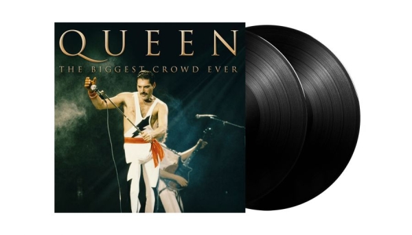 Queen - Biggest Crowd Ever The (2 Lp Black i gruppen VINYL / Kommande / Pop-Rock hos Bengans Skivbutik AB (5677647)