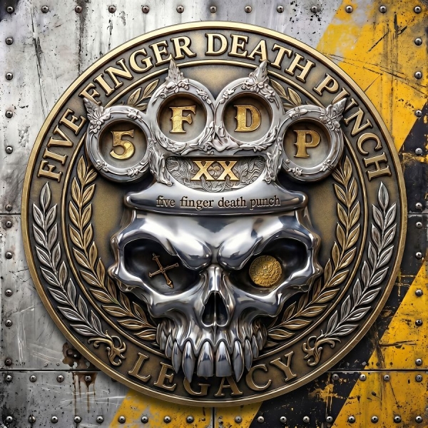 Five Finger Death Punch - Legacy (Amber Wave/W Poster) i gruppen VINYL / Kommande / Hårdrock hos Bengans Skivbutik AB (5677656)