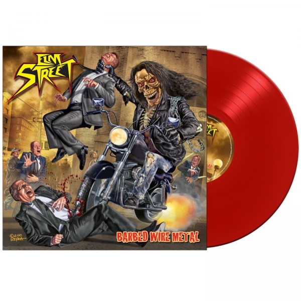 Elm Street - Barbed Wire Metal (Red Vinyl Lp) i gruppen VINYL / Kommande / Hårdrock hos Bengans Skivbutik AB (5677683)