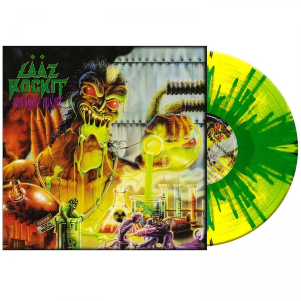 Laaz Rockit - Annihilation Principle (Splatter Vinyl LP) i gruppen VINYL / Kommande / Hårdrock hos Bengans Skivbutik AB (5677684)
