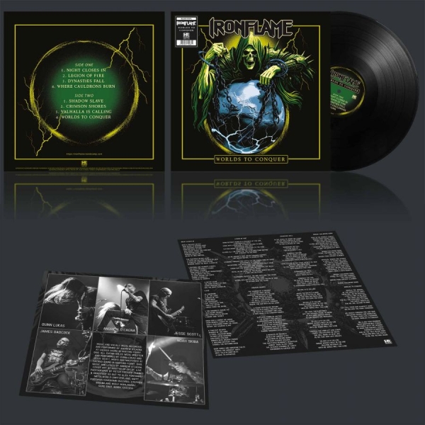 Ironflame - Worlds To Conquer (Black Vinyl LP) i gruppen VI TIPSAR / Fredagsreleaser / 2026-08-14 hos Bengans Skivbutik AB (5677793)