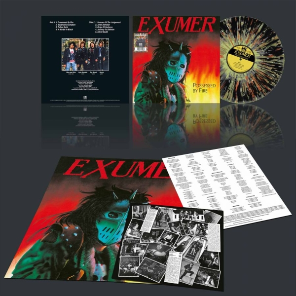 Exumer - Possessed By Fire (Splatter Vinyl L i gruppen VINYL / Kommande / Hårdrock hos Bengans Skivbutik AB (5677796)