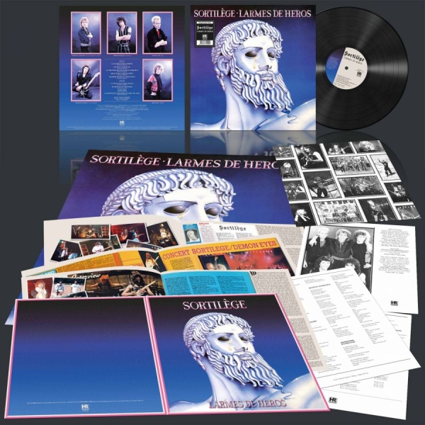 Sortilège - Larmes De Héros (Black Vinyl Lp) i gruppen VINYL / Kommande / Hårdrock hos Bengans Skivbutik AB (5677797)