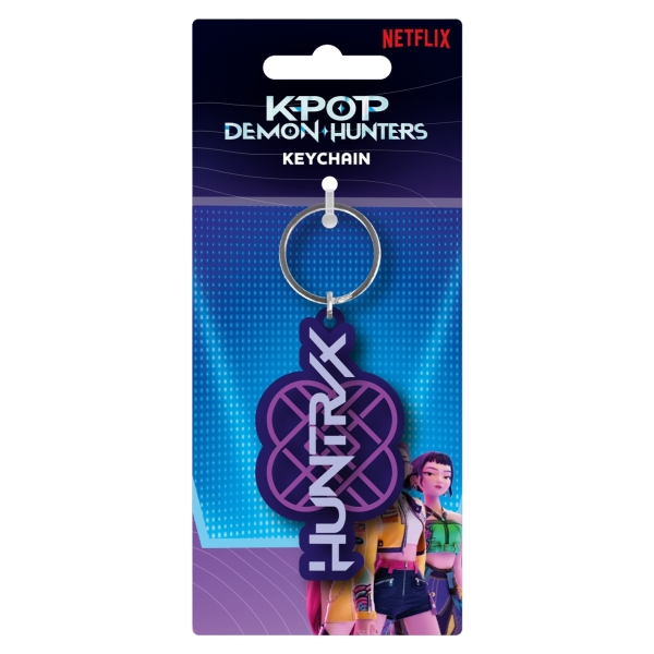 K-Pop Demon Hunters - Huntrix Logo Pvc Keychain i gruppen MERCHANDISE / Nyckelring /  /  hos Bengans Skivbutik AB (5677816)