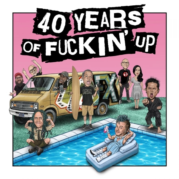 Nofx - 40 Years Of Fuckin' Up Soundtrack + i gruppen CD / Kommande / Pop-Rock hos Bengans Skivbutik AB (5677990)