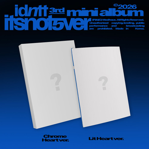 idntt - itsnotover (Random Ver.) i gruppen CD / Kommande / K-Pop hos Bengans Skivbutik AB (5677992)
