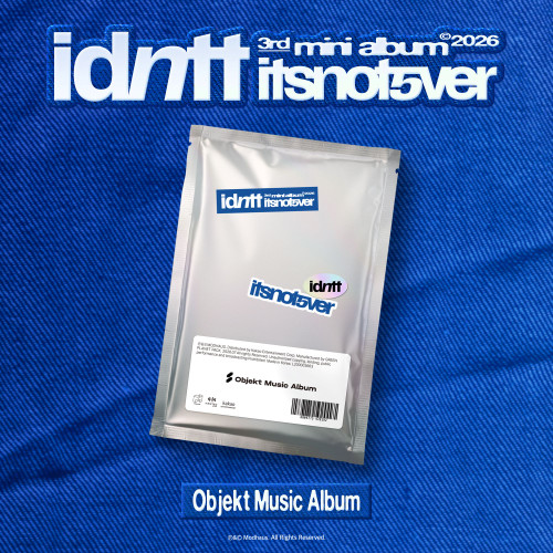 idntt - itsnotover (Objekt Music Ver.) i gruppen MERCHANDISE / Merch+Code / Kommande / K-Pop hos Bengans Skivbutik AB (5677993)
