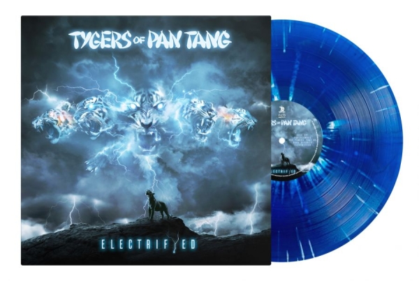 Tygers Of Pan Tang - Electrifyed (Blue With Splatter Vin i gruppen VINYL / Kommande / Hårdrock hos Bengans Skivbutik AB (5678295)